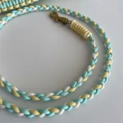 パラコード編み　カフェリード　春カラー