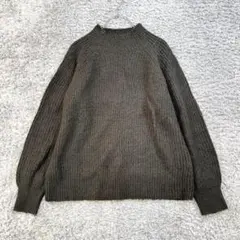 ☆ショコラフィネローブ/F/茶/長袖ニット/モックネック/秋冬/カジュアル