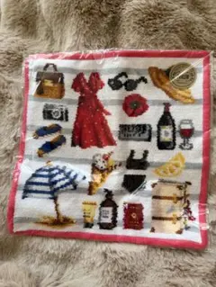 IENA 限定　FEILER BON VOYAGE ピンク　タオルハンカチ