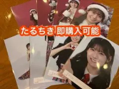 石森璃花 櫻坂46 サンタ 黒 生写真 コンプ