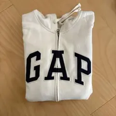 リラックスGAPロゴジップアップパーカー