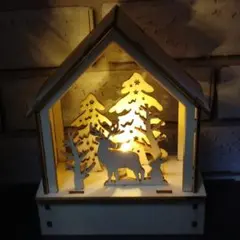 クリスマスイルミネーション トナカイ
