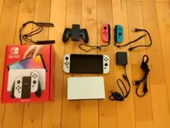 Nintendo Switch (有機ELモデル) 本体　ジョイコン２つおまけ