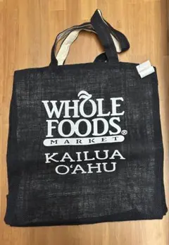 【新品未使用】 Whole Foods 麻 トートバッグ エコバック ハワイ