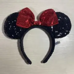 ディズニー カチューシャ ミニーちゃん スパンコール