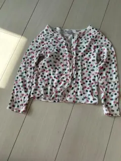 カラフル水玉模様カーディガン 4歳用 プチバトー