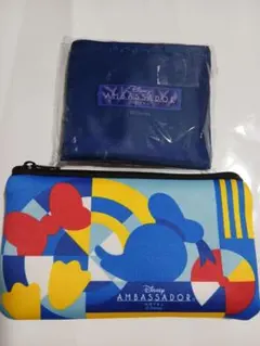 ディズニー　アンバサダーホテル　ポーチ　エコバッグ