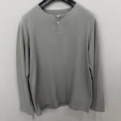 Jackmanジャックマン ヘンリーネックロングスリーブTシャツ Lサイズのサムネイル