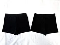 1分丈 スクールスパッツ オーバーパンツ インナーパンツ 2枚セット 150