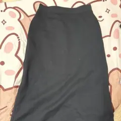 黒 スリット入り タイトスカート