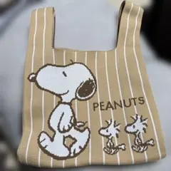 12/15迄【SALE‼️】PEANUTS スヌーピーニットバッグ