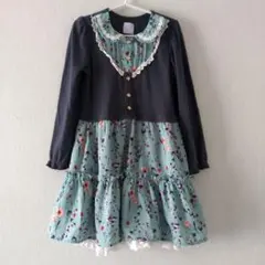 axesfemmeKIDS フラワープリント ワンピース 120cm