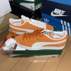 未使用 PUMA SUEDE CLASSIC XXI オレンジ/ホワイトのサムネイル