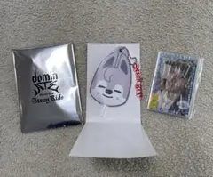 スキズ　dominATE ミニうちわキーホルダー ウルフチャン　スキズサウナ