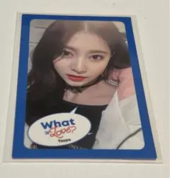 TWICE   ツウィ　what is love   トレカ
