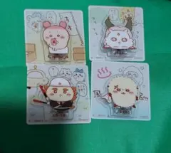 ちいかわアクリルシーンクリップ古本屋あのこシーサーラッコ４点セットビスケット無し