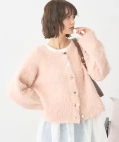 earth music&ecology ピンク カーディガン