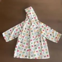 未使用品　ミキハウス　ベビーバスローブ ポンチョ