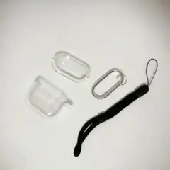 AirPods 第4世代 ケース カバー シリコン カラビナ付き 耐衝撃 防水