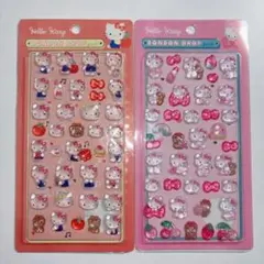 【即時発送】サンリオ　キティ　ボンボンドロップシール　2つ　海外