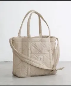 puppapupo ヌビ　マザーズバッグ　2way グレージュ