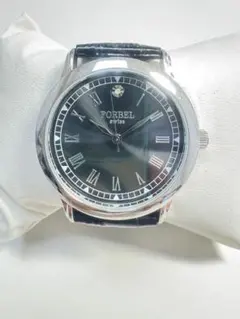 デッドストック品 FORBEL フォーベル クォーツ時計 銀無垢 電池交換済 