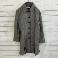 Palace Garden ウール混 ロングコート グレー M 綺麗 レディース