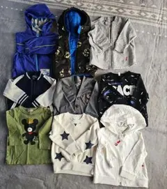 80cm　男の子おまとめトップスセット９点