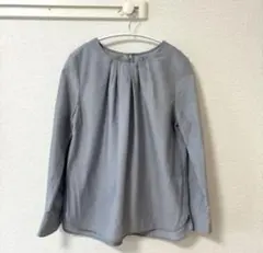 GREEN LABEL RELAXING ブルーグレー 長袖ブラウス シャツのサムネイル