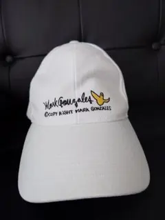 Mark Gonzales 刺繍ロゴキャップ ホワイト