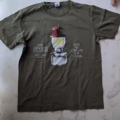 Coleman ランタン プリント Tシャツ カーキ L