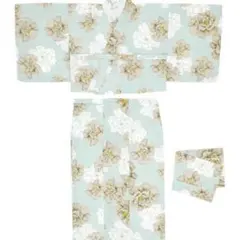 新品未使用◆吸水速乾 浴衣 抹茶 紺 朝顔 洗える クールパス 大人 上品 新品未使用◇吸水速乾 浴衣 抹茶 紺 朝顔 洗える クールパス 大人 上品