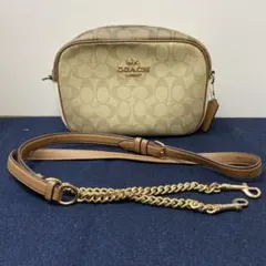 COACH CA172 ショルダーバッグ シグネチャー ベージュ