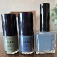 SHIRO 2本　ADDICTION 1本　ネイルポリッシュ 3本セット