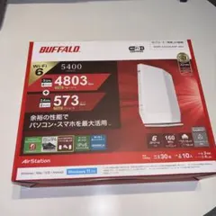 BUFFALO Wi-Fi 6 無線LANルーターWSR-5400AX6P-WHのサムネイル