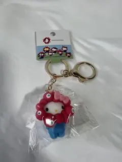 ミャクミャクなりきり立体マスコット キーホルダー キティ　大阪関西万博 サンリオ