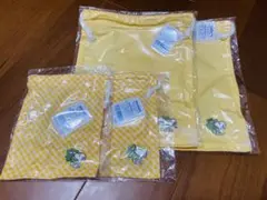 ファミリア　スヌーピー　巾着袋　イエロー