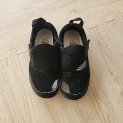 IFMEブラック メッシュ サンダル　１９cm