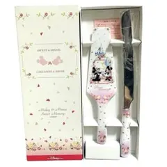【希少】ディズニーストア　ミッキー＆ミニー ケーキナイフ＆サーバーセット　結婚式のサムネイル