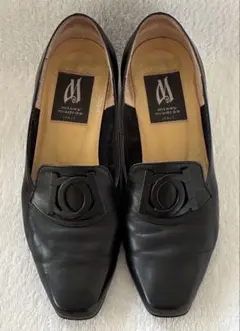 missy madras ITALY マドラス/黒色本革 パンプス/24cmのサムネイル