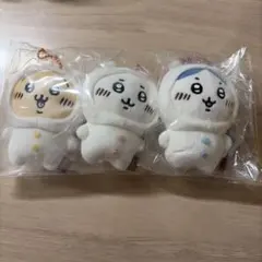 ナガノのくま　ちいかわにかぶられたぷちミニマスコット３個セット