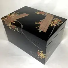 茶箱 花筏 輪島塗 紙箱入 茶道具 古物品のサムネイル