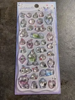 ▼【ボンボンドロップシール】うるちゅる シマエナガ