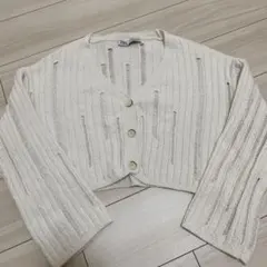 ZARA クロップド丈カーディガン