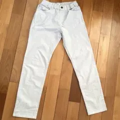 【女の子160㎝】GLOBAL WORK 白コーデュロイパンツ　ストレート