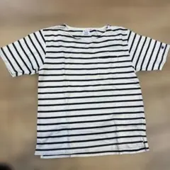 チャンピオン　ボーダー半袖Tシャツ　M メンズ　ホワイト✖️ネイビー