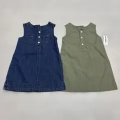 オールドネイビー ジャンパースカート 2点セット 90