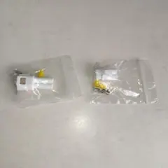 アズワン 防水コネクター 2極オス メスピン付