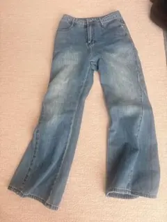 mystic ブーツカットデニム ライトブルー