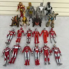 90年代■ウルトラマン　怪獣　ソフビセット